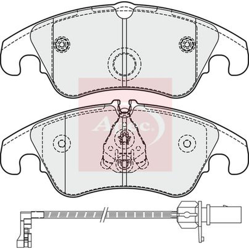 Apec Front Brake Pad Set PAD1862