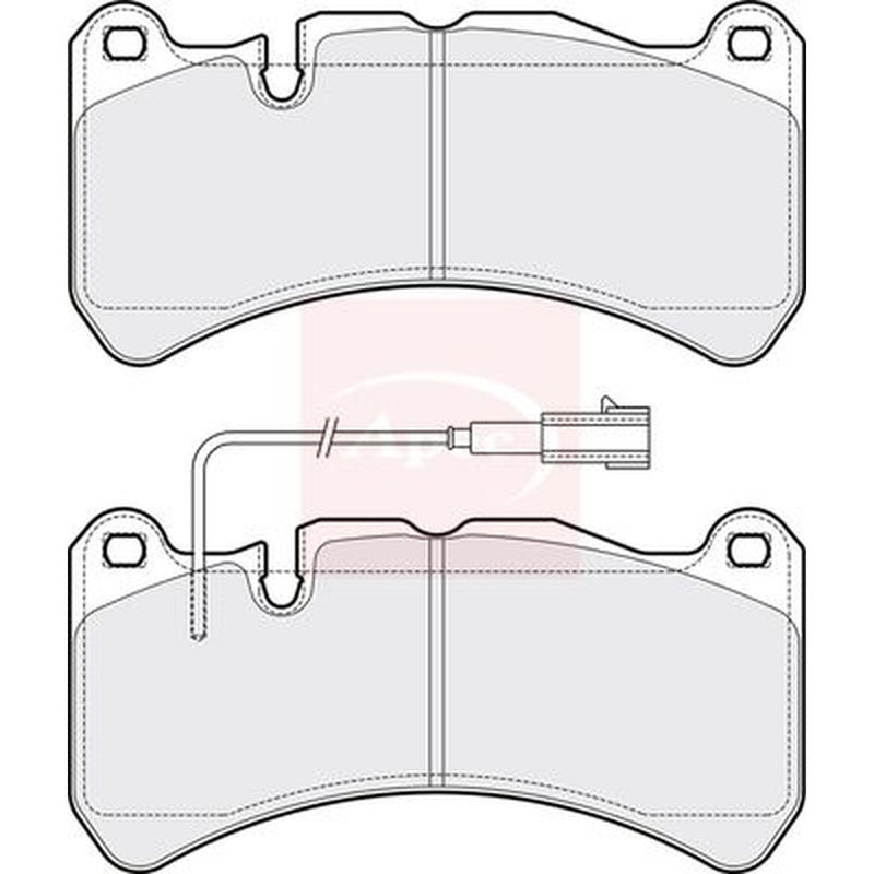 Apec Front Brake Pad Set PAD2158
