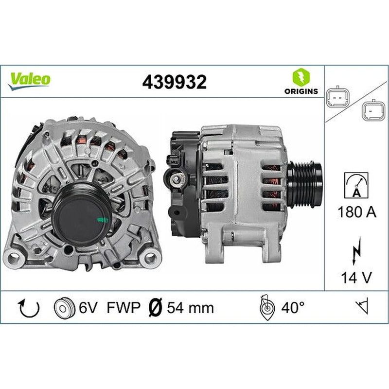 Valeo Car Alternator 12V 439932