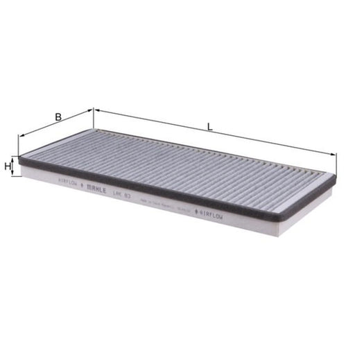 Mahle Cabin Air Filter (Pollen Filter) LAK 83