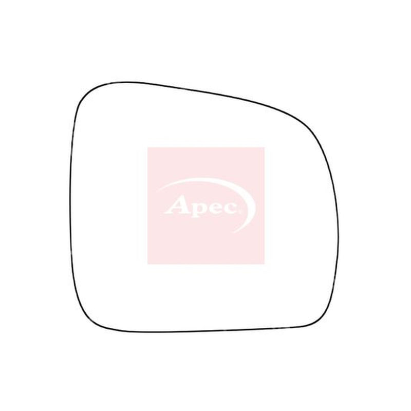 Apec Exterior Wing Mirror Glass Right AMS2046