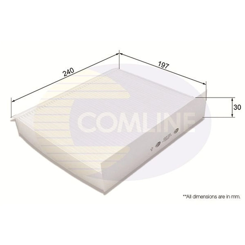 Comline Cabin Air Filter (Pollen Filter) EKF215