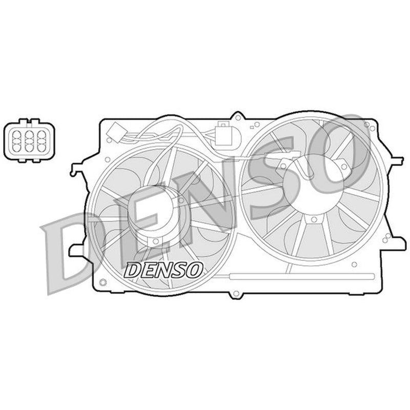 Denso Engine Cooling Fan DER10007