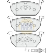NAPA Front Brake Pad Set NBP1021