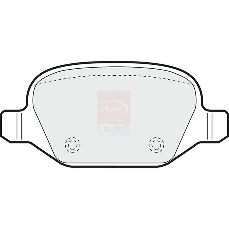 Apec Rear Brake Pad Set PD3514