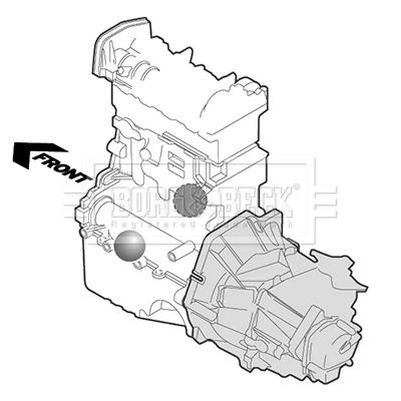 Borg & Beck Engine Mount Mounting BEM4415