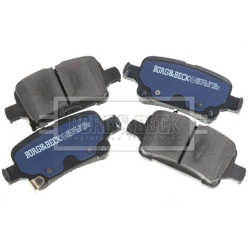 Borg & Beck 4 x Rear Brake Pad Set BBP2579