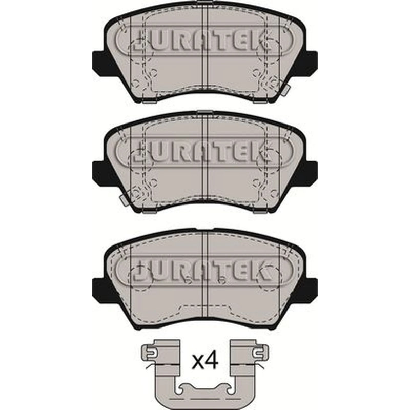 Juratek Front Brake Pad Set JCP8614
