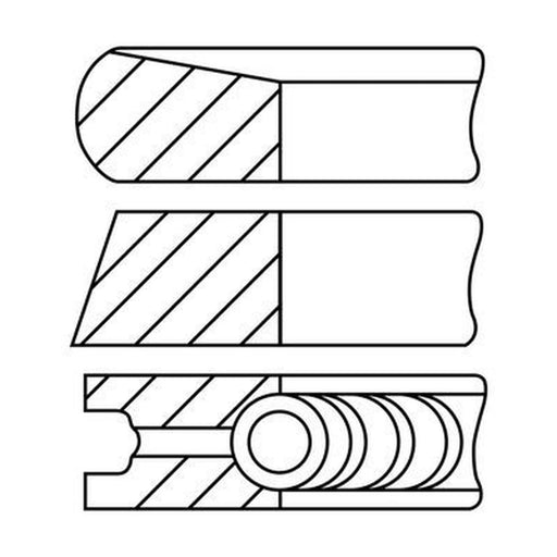 FAI Piston Ring Kit (1CYL) PR24-000 630207 PR24-000
