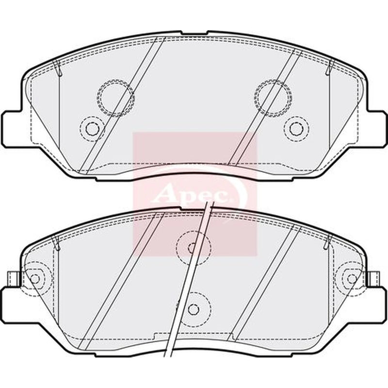 Apec Front Brake Pad Set PAD1564