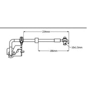 Juratek Brake Hydraulic Hose Line Front Right JBH1481R
