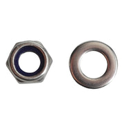 ForgeFix Nyloc Nuts & Washers A2 Stainless Steel M6 ForgePack 20 - FPNYLOC6SS
