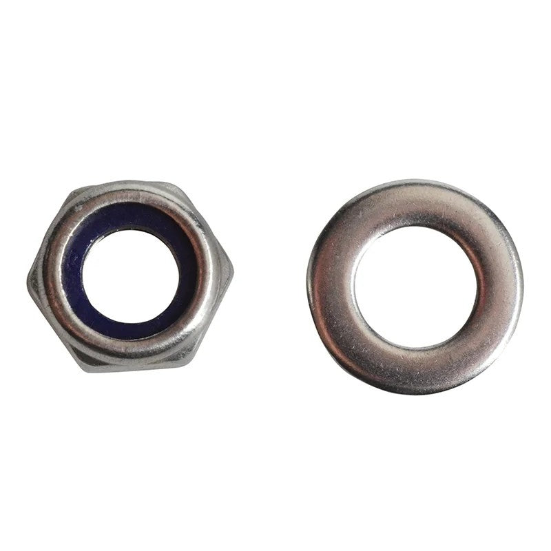 ForgeFix Nyloc Nuts & Washers A2 Stainless Steel M6 ForgePack 20 - FPNYLOC6SS