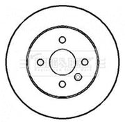Borg & Beck 2 x Solid Rear Brake Discs BBD4394