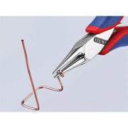 KNIPEX 35 32 115 Round Nose Electronics Pliers Multi-Component Grip 115mm