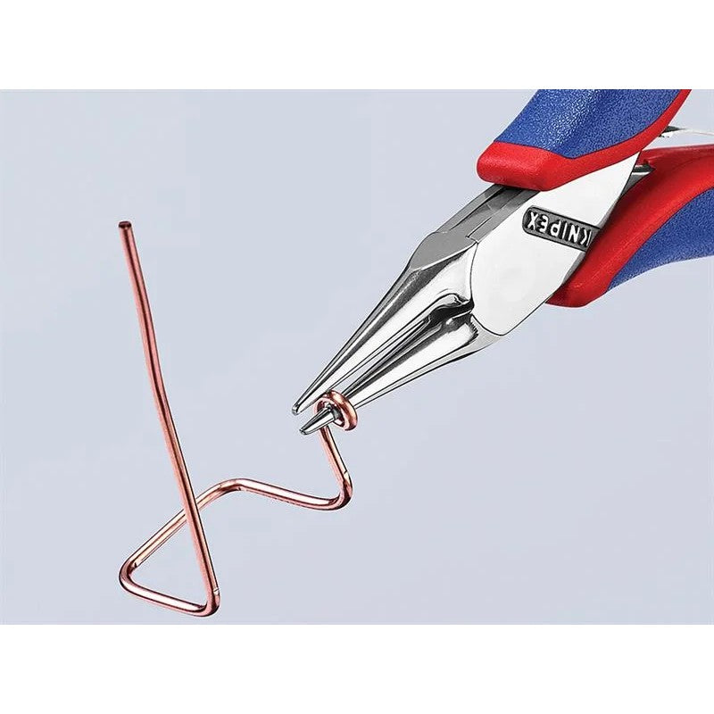 KNIPEX 35 32 115 Round Nose Electronics Pliers Multi-Component Grip 115mm