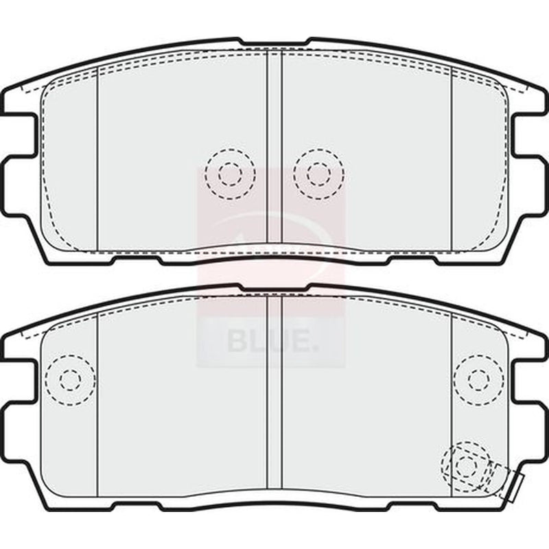 Apec Rear Brake Pad Set PD3225