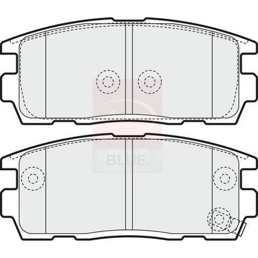 Apec Rear Brake Pad Set PD3225