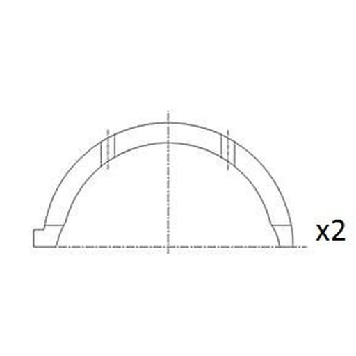 FAI Thrust Washer Set 88mm BT3000-STD
