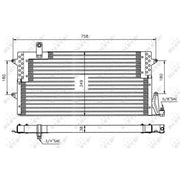 NRF Air Conditioning Condenser 35534