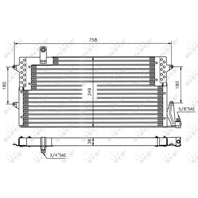 NRF Air Conditioning Condenser 35534
