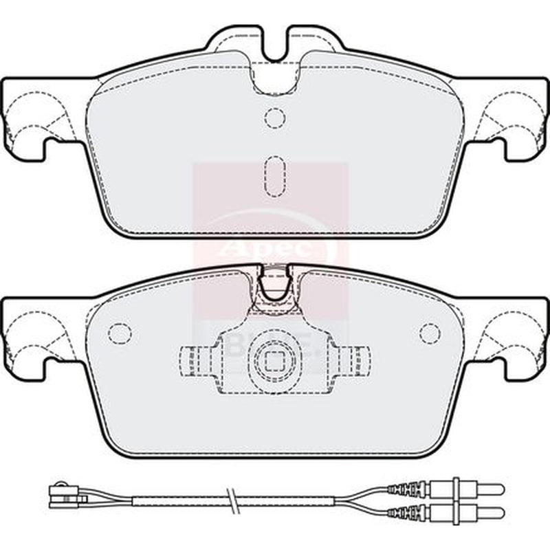 Apec Front Brake Pad Set PD3275