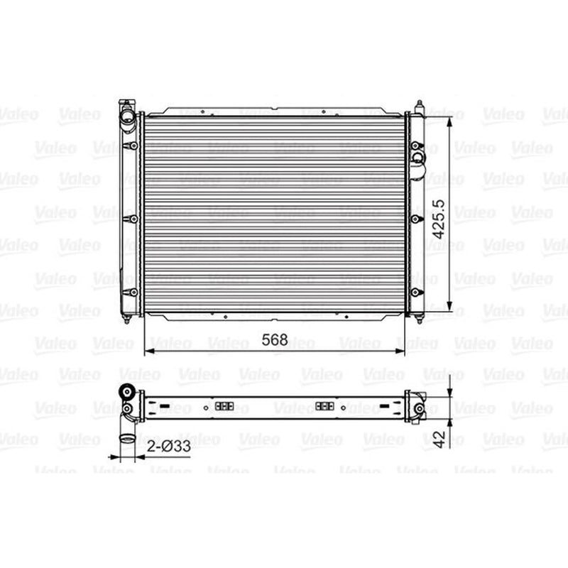 Valeo Engine Radiator 701543