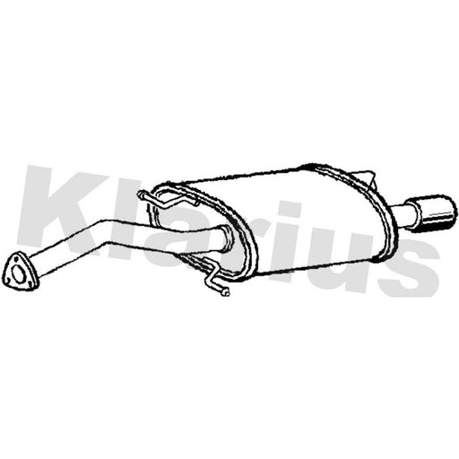Klarius Box With Tail Pipe Rear VO396X