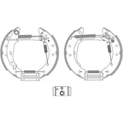 Mintex Brake Shoe Set Axle Kit MSP281
