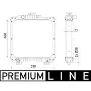 Mahle Engine Radiator CR 2287 000P
