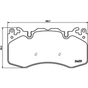 Mintex Front Brake Pad Set MDB3129