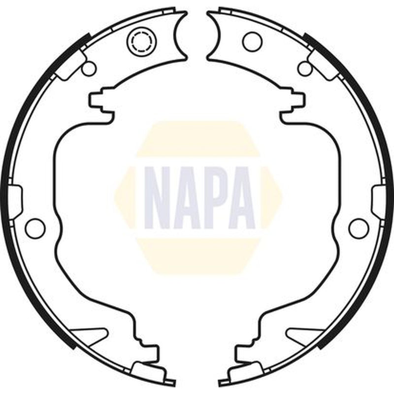 NAPA Parking Brake Shoe Set NBS5042