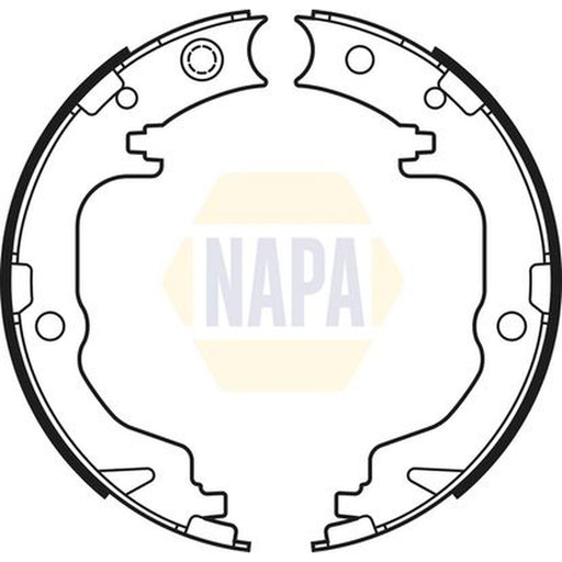 NAPA Parking Brake Shoe Set NBS5042