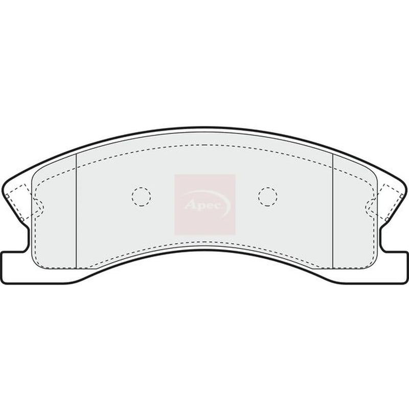 Apec Front Brake Pad Set PAD1389