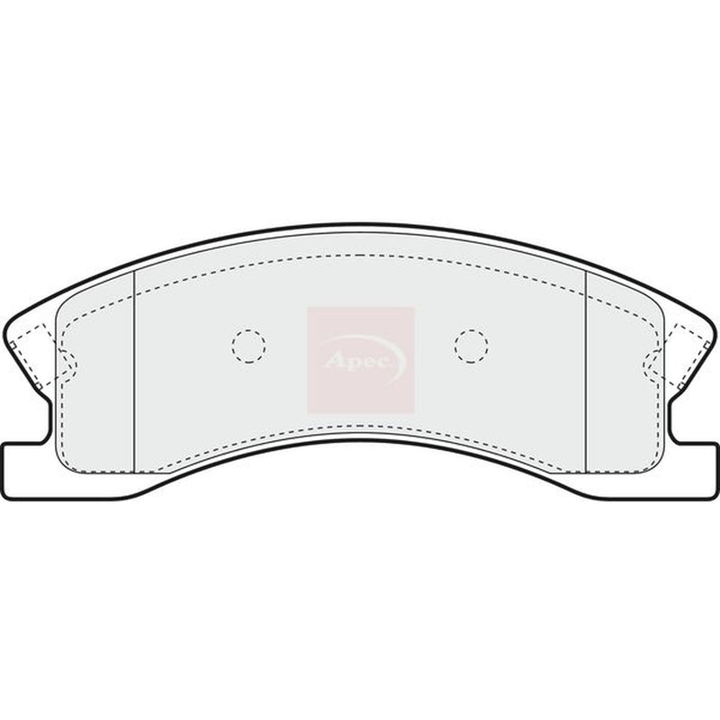 Apec Front Brake Pad Set PAD1389
