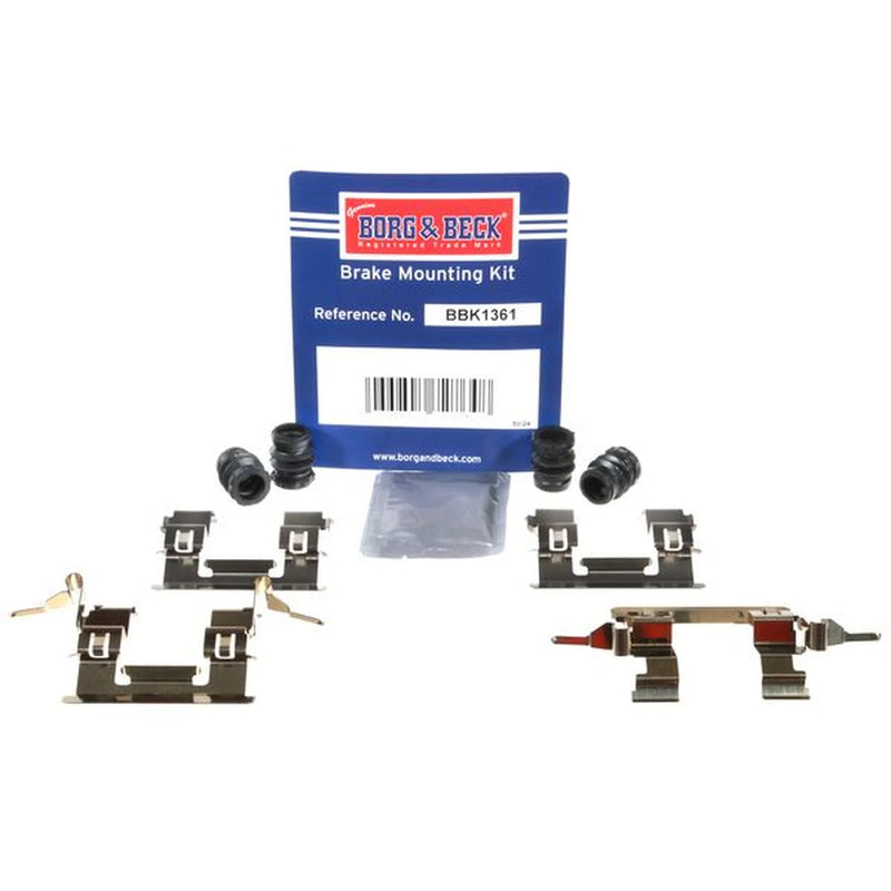 Borg & Beck Brake Pad Accessory Fitting Kit Front BBK1361