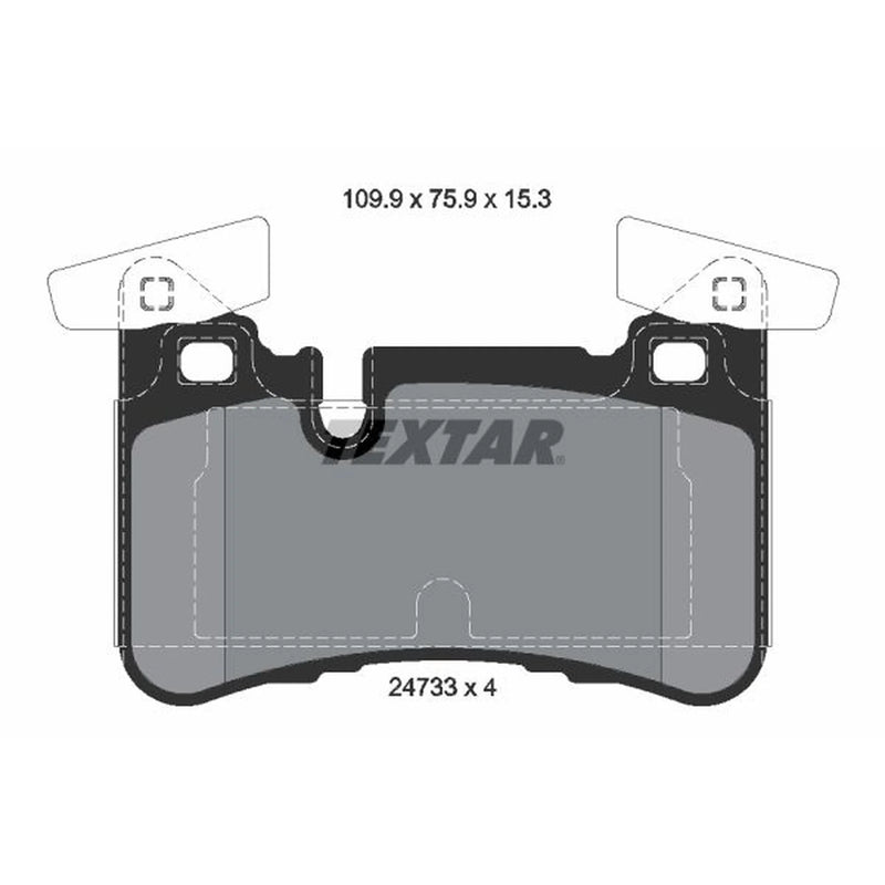 Textar Rear Brake Pad Set 2473301