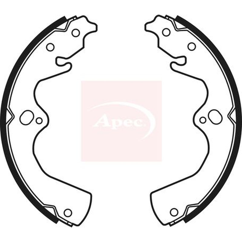 Apec Brake Shoe Set Axle Kit SHU631