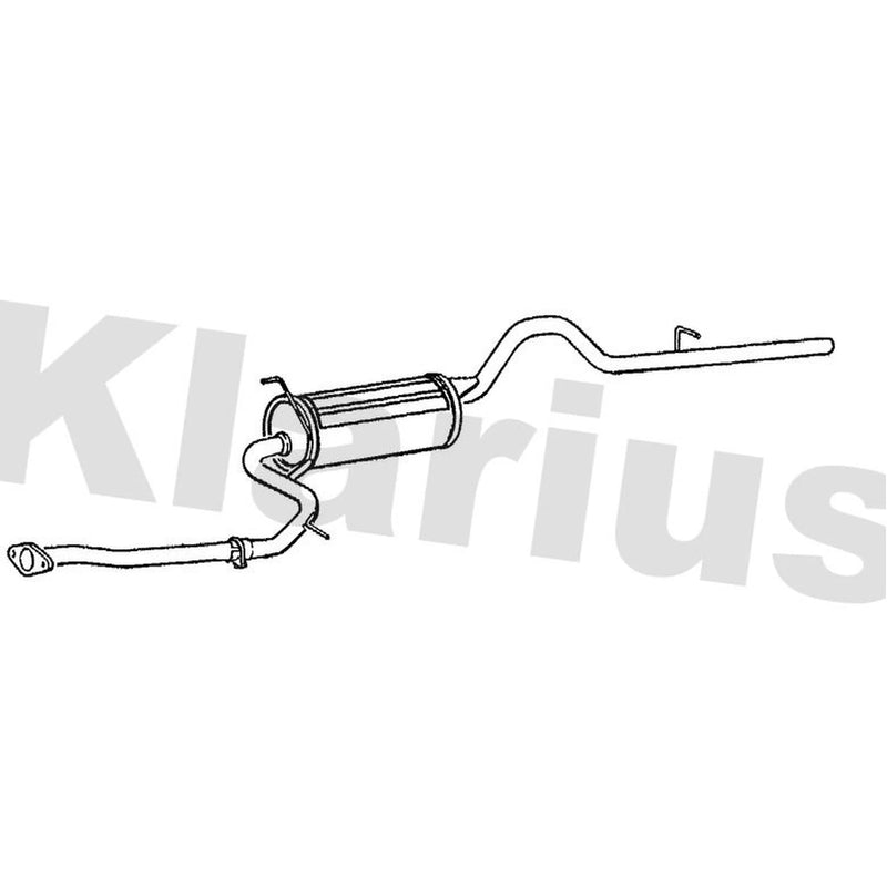 Klarius Box With Tail Pipe Rear TY239K