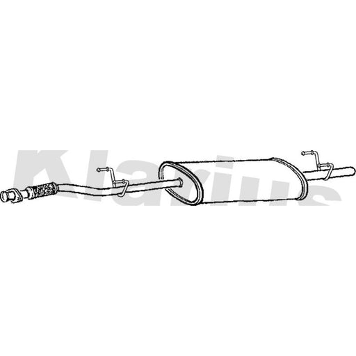 Klarius Box With Centre Pipe Centre MZ348H