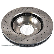 Blue Print 2 x Perforated/Vented Front Brake Discs ADBP430056