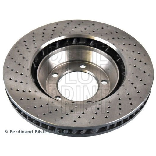Blue Print 2 x Perforated/Vented Front Brake Discs ADBP430056