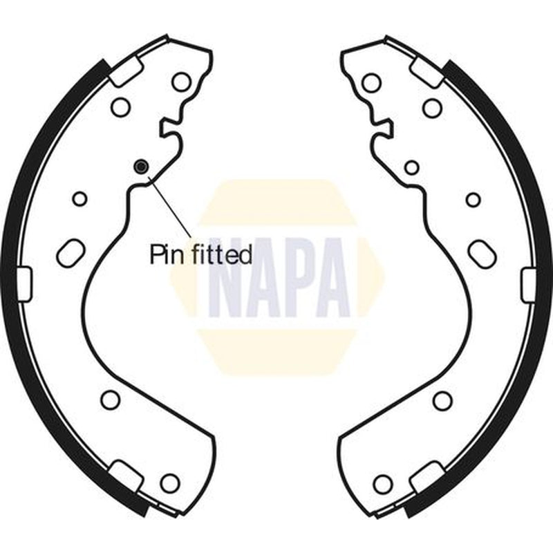 NAPA Brake Shoe Set Axle Kit NBS1041