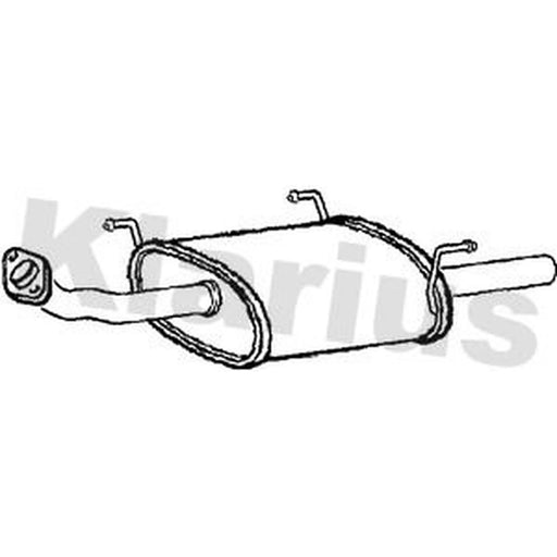 Klarius Box With Tail Pipe Rear DN596G