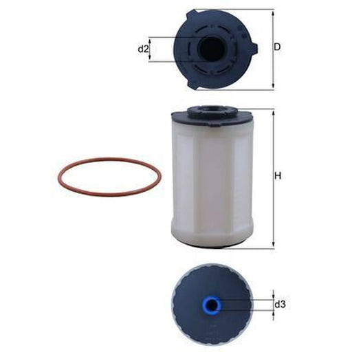 Mahle Fuel Filter Element KX 655D
