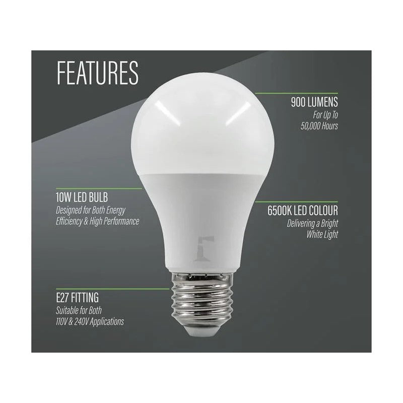 Lighthouse LED Lightbulb A60 800LM E27 - YDL-A60-10W