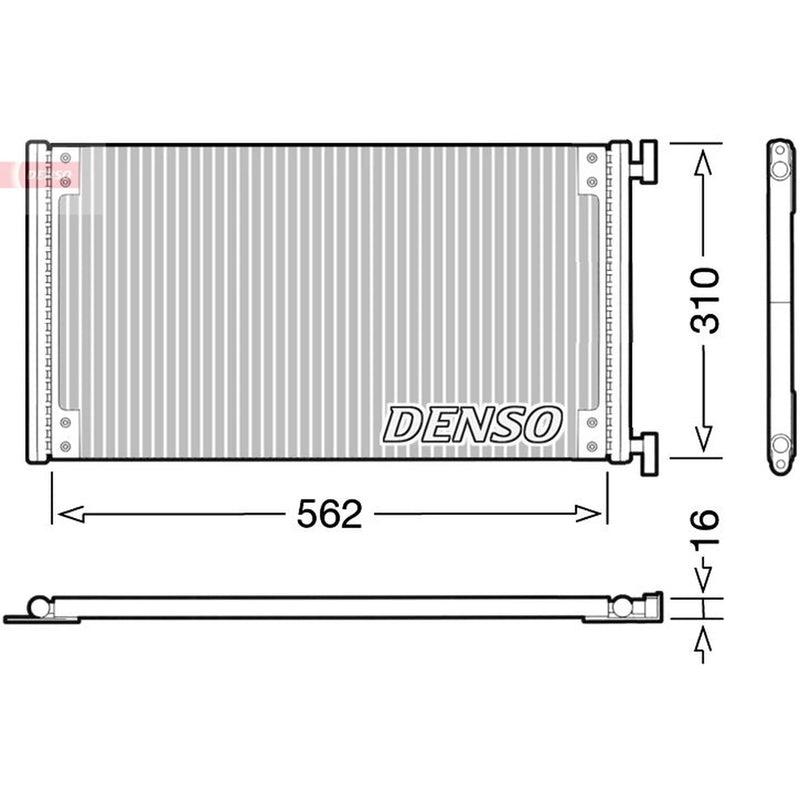 Denso Air Conditioning Condenser DCN09040