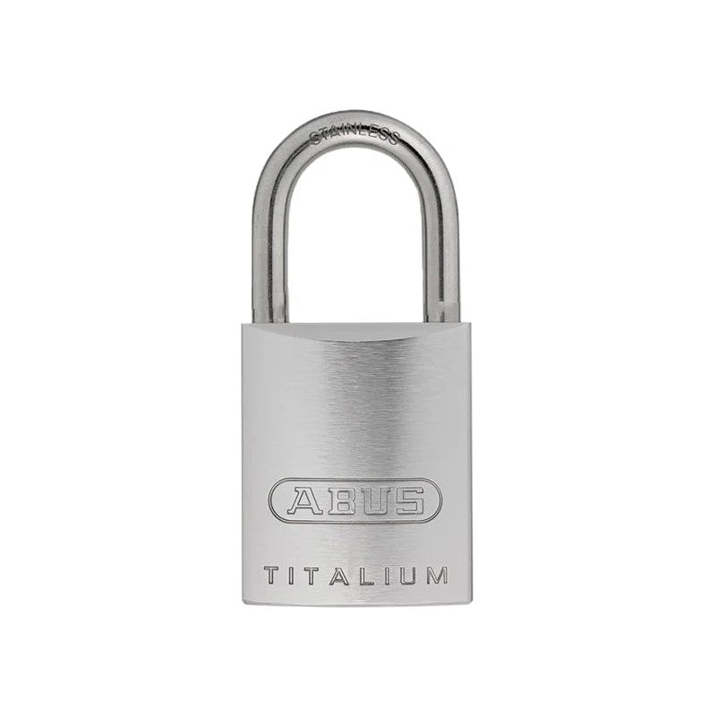 ABUS Mechanical 86TIIB/45mm TITALIUM™ Padlock Without Cylinder Stainless Steel