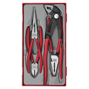 Teng Tools Plier Set TT1 Vinyl Grip 4 Pieces