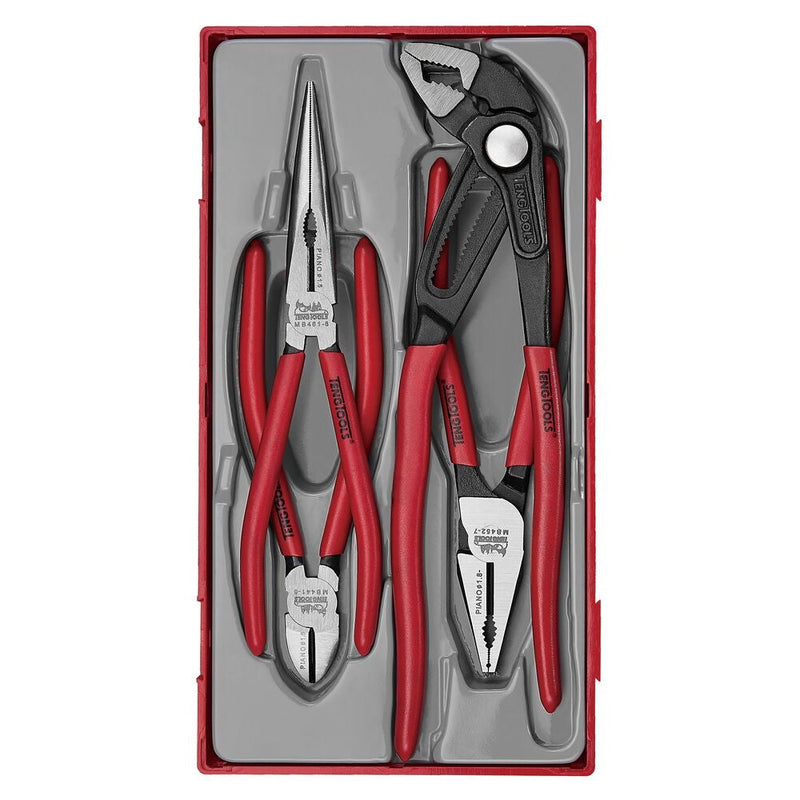 Teng Tools Plier Set TT1 Vinyl Grip 4 Pieces